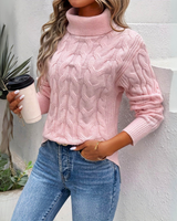 Enhanced Product Title: "Bella Women's Cozy Strickrollkragenpullover - Warm Knit Turtleneck Sweater for Fall & Winter Fashion" 

This title includes relevant keywords for better visibility in Google Shopping while clearly describing the product.