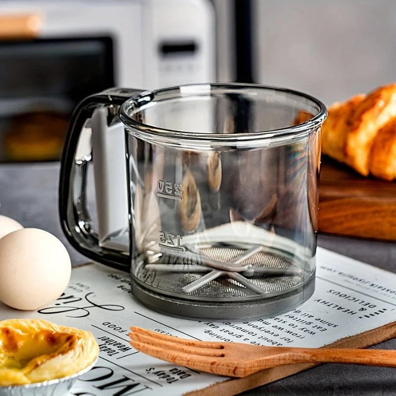 Enhanced Product Title: **250 ml Mehlsieb mit Quetschgriff – Hochwertiges Backsieb für präzises Mehl sieben und Backen** 

This title includes relevant keywords while providing additional context about the product's use and quality, making it more appeali