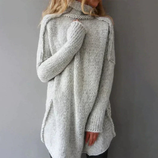 Women's Plus-Size Gray Sweater