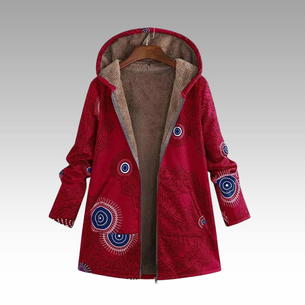 Enhanced Product Title: Cozeva™ Boho-Inspired Winter Jacket - Stylish & Cozy Outerwear for Cold Weather 

This title includes relevant keywords while emphasizing style and comfort, making it more appealing for Google Shopping searches.