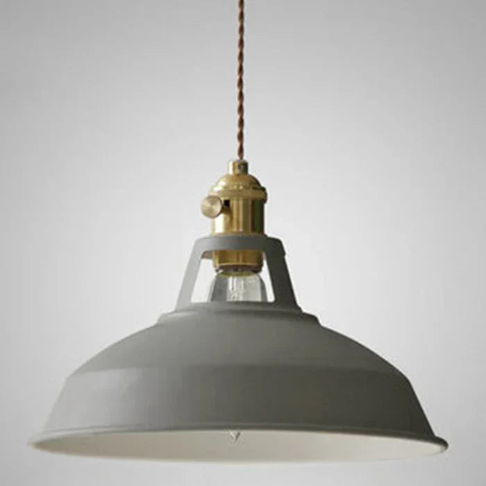 IronGlow Hanging Lamp - Grey