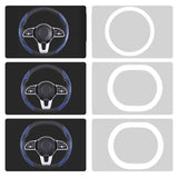 Kalsten | Universal Laser Carbon Fiber Pattern Steering Wheel Cover