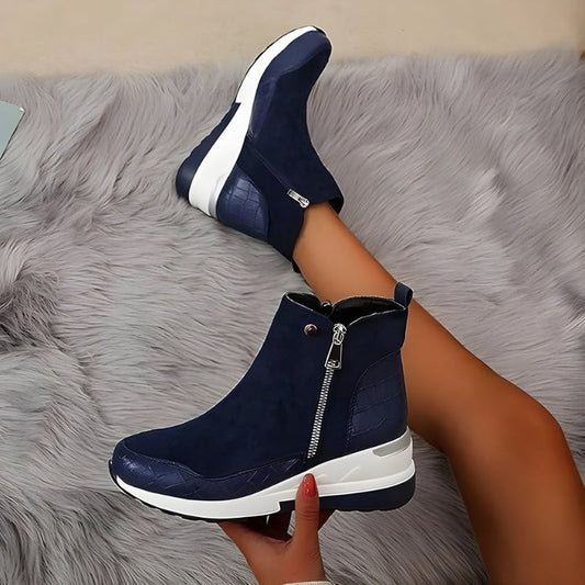 Orthopedic Leather Women's Ankle Boots – Emma