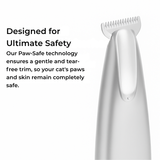 Pet Nail Clippers – Stainless Steel Blades, Non-Slip Silicone Grip, Safety Spring