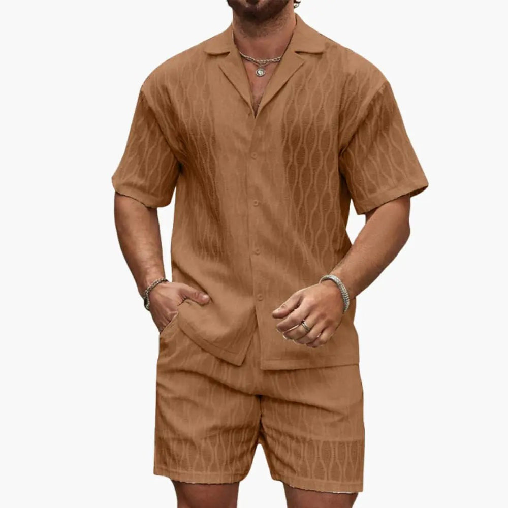 Two-Piece Set – Men's, Lightweight Fabric & Shorts