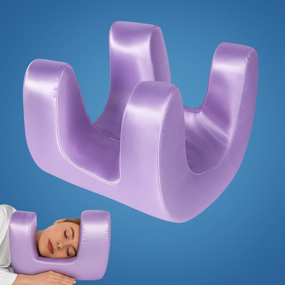 Memory Foam Beauty Pillow – Cooling U-Shape, Anti-Wrinkle & Side Sleeper Support