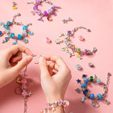 Kids DIY Bracelet Making Kit – 60+ Beads, Charms & 3 Bracelets