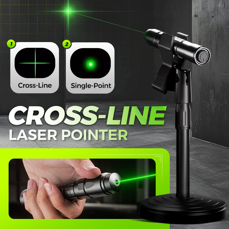 Green Cross-Line Laser Level – IP64, ±0.1° Accuracy & Tripod Mount