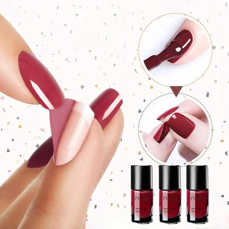 Peel-Off Nail Polish – Water-Based Formula, 9 ml & 17 Shades