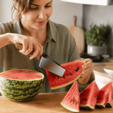 Watermelon & Melon Slicer – 430 Stainless Steel, Ergonomic Grip & Dishwasher-Safe
