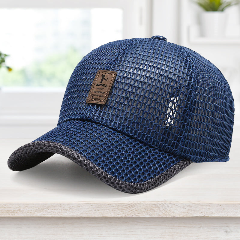 Mesh Baseball Cap Breathable Adjustable