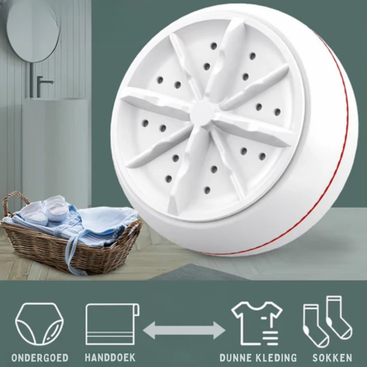Portable Ultrasonic Washing Machine – USB Powered, 1kg Capacity & 4 Wash Modes
