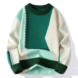 Francesca Cozy Patchwork Sweater - Stylish & Comfortable Knitwear for Women