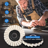 Wool Felt Polishing Disc – Angle Grinder, 115mm & 125mm Mirror Finish