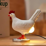 Chicken Table Lamp – Warm White LED, Decorative Novelty Accent Light