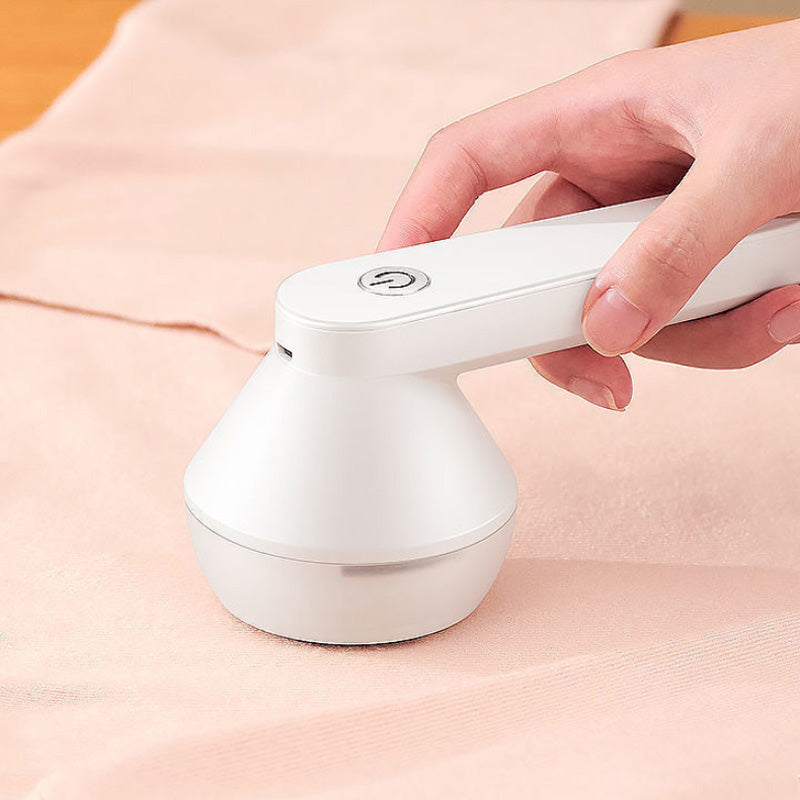 Rechargeable Electric Fabric Shaver – Stainless Steel Blade, USB & Removable Lint Bin