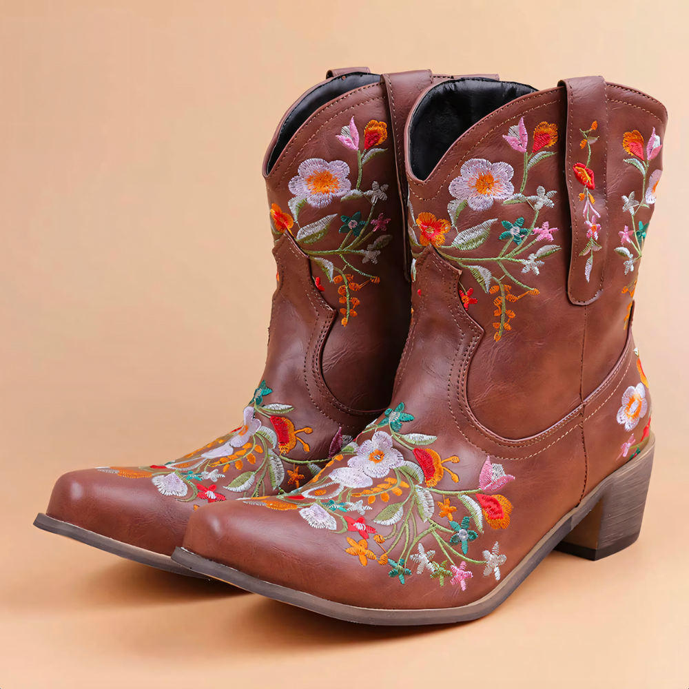 Sierra – Waterproof Vintage Cowgirl Boots