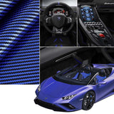 Kalsten | Universal Laser Carbon Fiber Pattern Steering Wheel Cover