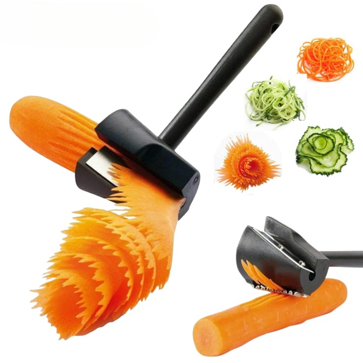 Vegetable Spiralizer – Stainless Steel Blade, Ergonomic Grip & Dishwasher Safe
