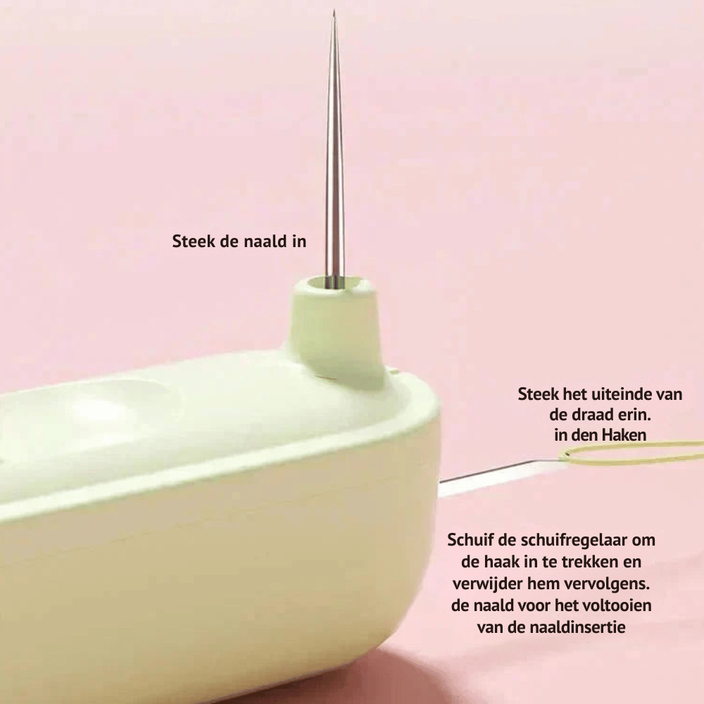 Needle Threader with Seam Ripper – Stainless Steel Tips, 10.4cm & 3 Colors