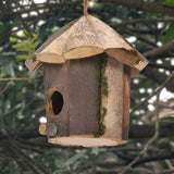 Optimized Product Title: "Hölzernes Vogelhaus mit Aufhängeband - Handgefertigtes, Wetterfestes Design für Garten und Balkon" 

This title includes relevant keywords and phrases that can improve search visibility while providing potential customers with mo