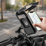 Waterproof Bike Phone Mount – 360° Rotation, Up to 6.7-Inch & Tool-Free