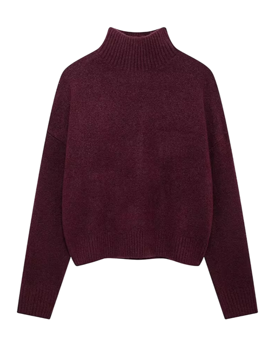 Enhanced Product Title: "Isla Women's Knit Sweater - Cozy Strickpullover for Fall & Winter Fashion" 

This title includes relevant keywords for better search optimization while providing more detail about the product.