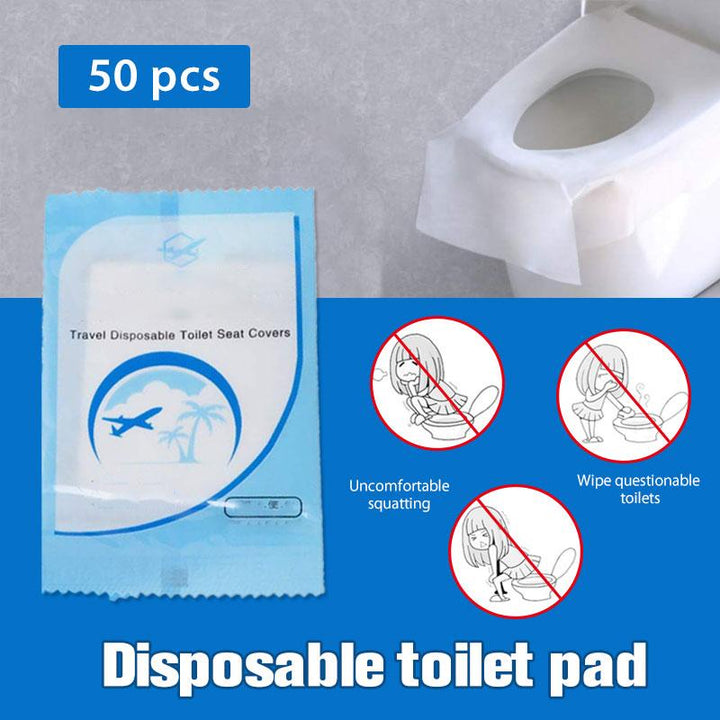 Enhanced Product Title: "50 Stück Einweg-Toilettensitzbezüge – Hygienische Reisebegleiter für Sauberkeit unterwegs" 

This title maintains the original meaning while optimizing for search visibility and clarity.