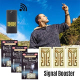 Cell Phone Signal Booster Stickers – Universal Compatibility, 3.5×2cm, Gold