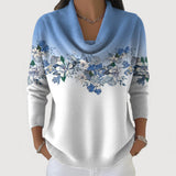 Enhanced Product Title: "ALORA Floral Pattern Cowl Neck Pullover - Stylish Women's Sweater for Cozy Comfort" 

This title includes relevant keywords while maintaining clarity and appeal for potential customers.