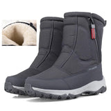 Warm Mid-Height Winter Snow Boots