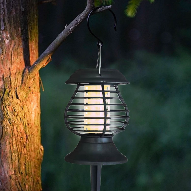 Optimized Product Title: "Solarbetriebene Insektenlampe mit Erdspieß – Effektive UV-Lichtfalle für den Außenbereich, Mücken- und Insektenabwehr" 

This title includes relevant keywords while providing more detail about the product's function and benefits,
