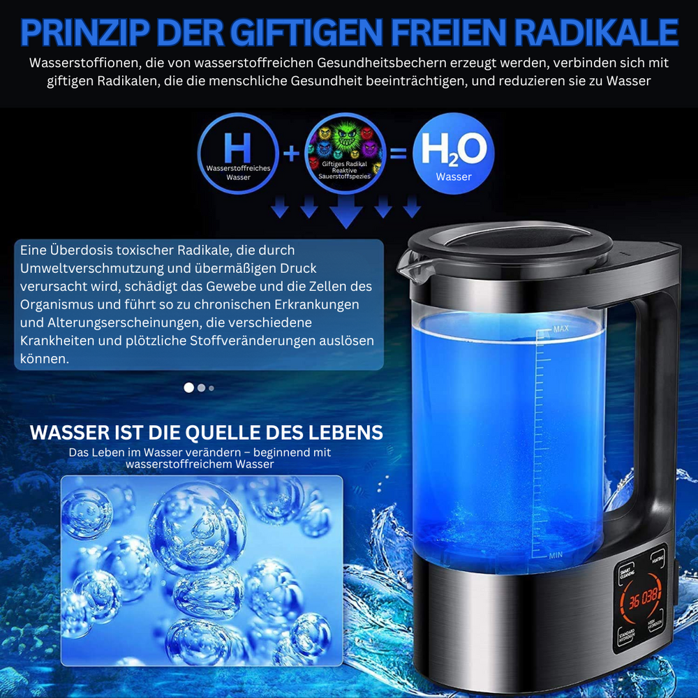PureFlow – Electric Water Purifier with Hydrogen & Alkaline Option