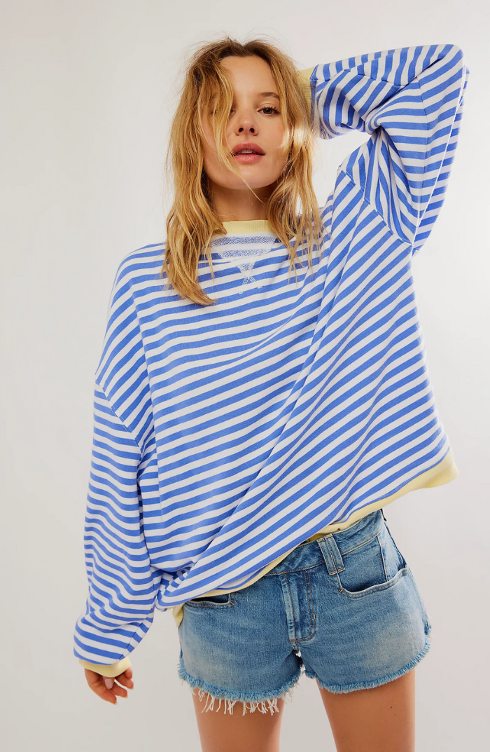 Amelia - Übergrößen Gestreifter Pullover für Damen | Bequemer und Stilvoller Strickpullover