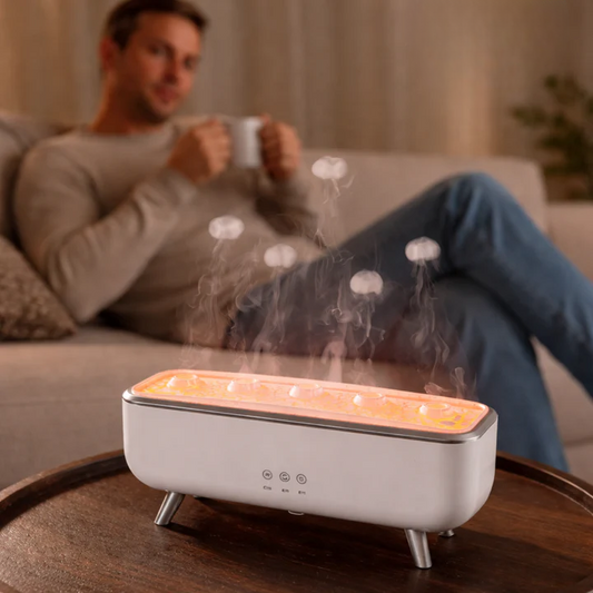 Aroma Diffuser – Jellyfish Mist Effect, LED Light & Home Aromatherapy