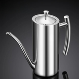 Stainless Steel Oil Dispenser Bottle – 18/8 Steel, Drip-Free Spout, 500/700/1000ml