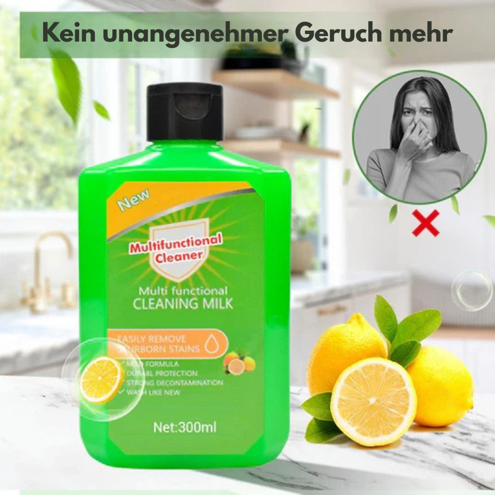 Optimized Product Title: **Multifunktionale Reinigungsmilch – Effektive Fleckenentfernung für alle Oberflächen | Sanfte Reinigung & Pflege**