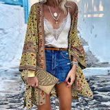 Trendy Boho women's cardigan with pattern - Elara
