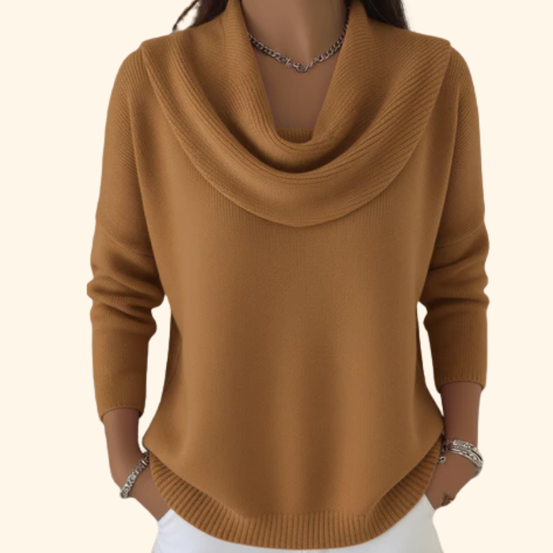 Enhanced Product Title: Elliza™ Stylish Pullover with Collar - Women's Cozy Knit Sweater for Casual Wear

This optimized title includes relevant keywords that potential customers might search for, while also providing a clear description of the product.