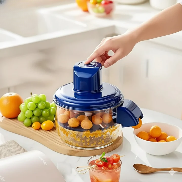 Optimized Product Title: **Elektrischer Obst- und Gemüseschäler – Schnelles und müheloses Schälen in Sekunden | Ideal für Küche und Zubereitung**