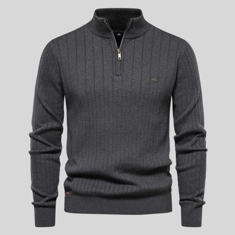 Enhanced Product Title: "Jonas Men's Knit Sweater - Cozy Strickpullover for Stylish Comfort" 

This title includes relevant keywords while providing more detail about the product, which can help improve visibility in Google Shopping searches.