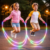 LED Springseil mit Leuchtender Seilbahn – Spaß und Fitness für Tag und Nacht | Ideal für Kinder und Erwachsene