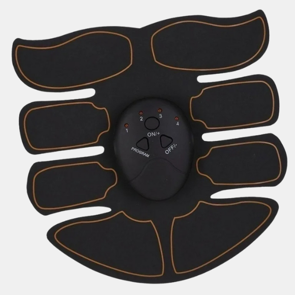 EMS Abdominal Muscle Trainer – 6 Training Modes, 10 Intensity Levels & USB Rechargeable