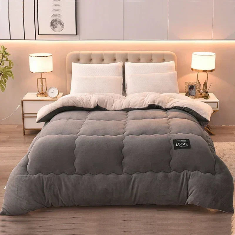 Luxe Winter Blanket with Double Flannel Fleece – FrostGuard
