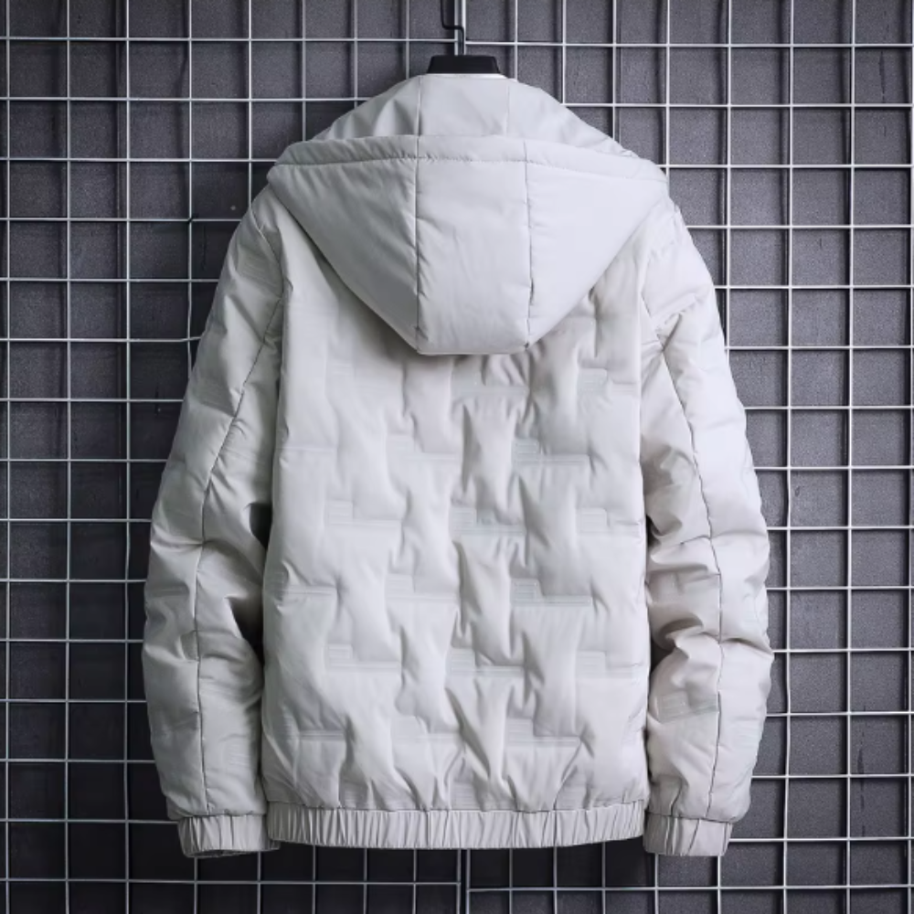 Optimized Product Title: "Elegante Herren Pufferjacke – Stylische Winterjacke für Herren, Warm & Bequem, Ideal für Outdoor-Aktivitäten" 

This title includes relevant keywords and phrases that can help improve visibility in Google Shopping searches while