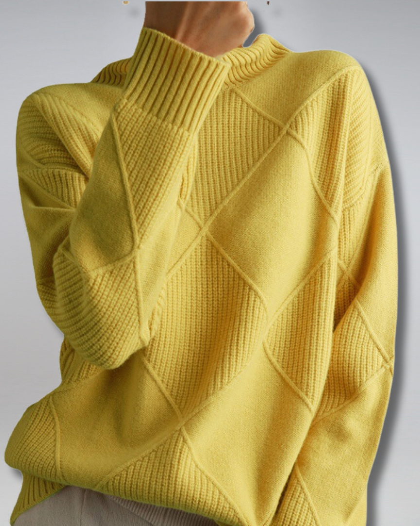 Enhanced Product Title: "Lily Women's Cozy Roll Neck Sweater - Stylish Knit Pullover for Fall & Winter Fashion" 

This title includes relevant keywords and phrases that can help improve visibility and attract potential buyers.
