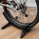 Bike Floor Stand – Fits 30-80mm Tires, Non-Slip Rubber Feet & Compact
