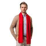 Decotic – Red Cashmere Scarf, Soft & Warm