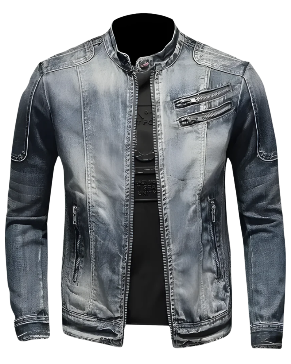 Optimized Product Title: "Stylish Denim Jacket for Men & Women | Trendy Jeans Jacket | Casual Outerwear" 

This title includes relevant keywords and phrases that potential customers might search for, enhancing visibility on Google Shopping.