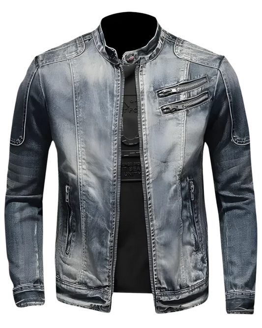 Optimized Product Title: "Stylish Denim Jacket for Men & Women | Trendy Jeans Jacket | Casual Outerwear" 

This title includes relevant keywords and phrases that potential customers might search for, enhancing visibility on Google Shopping.